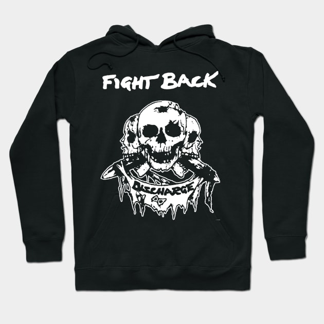 Fight Back t shirt punk hardcore anarcho Hoodie by TeeFection